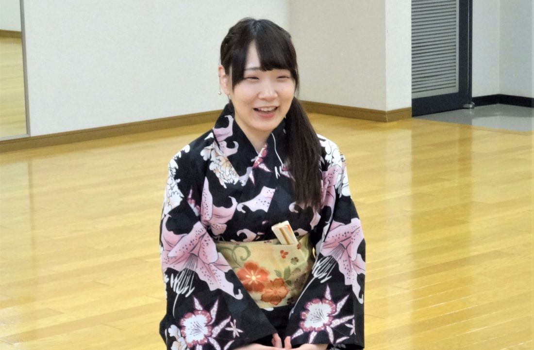 笑顔の生徒